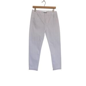 Miss Good white pants cropped size Italy 48 USA 12 NWT
